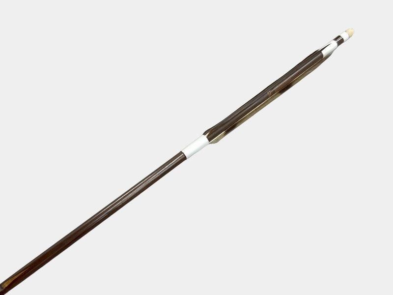 巻藁矢 竹箆:さわし箆風 羽根付き 水牛筈｜#04｜ネット限定
